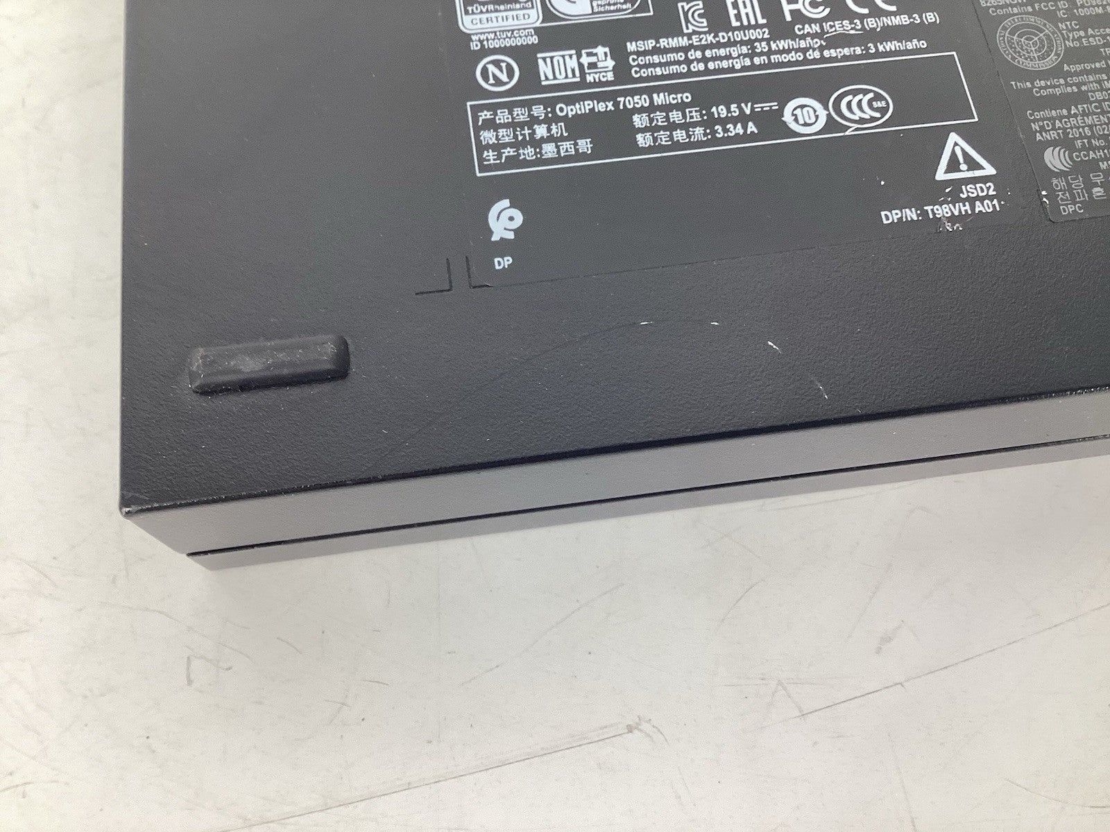 Dell OptiPlex 7050 MFF (i5-6500T @2.5GHz, 12GB RAM No SSD, No OS) No AC