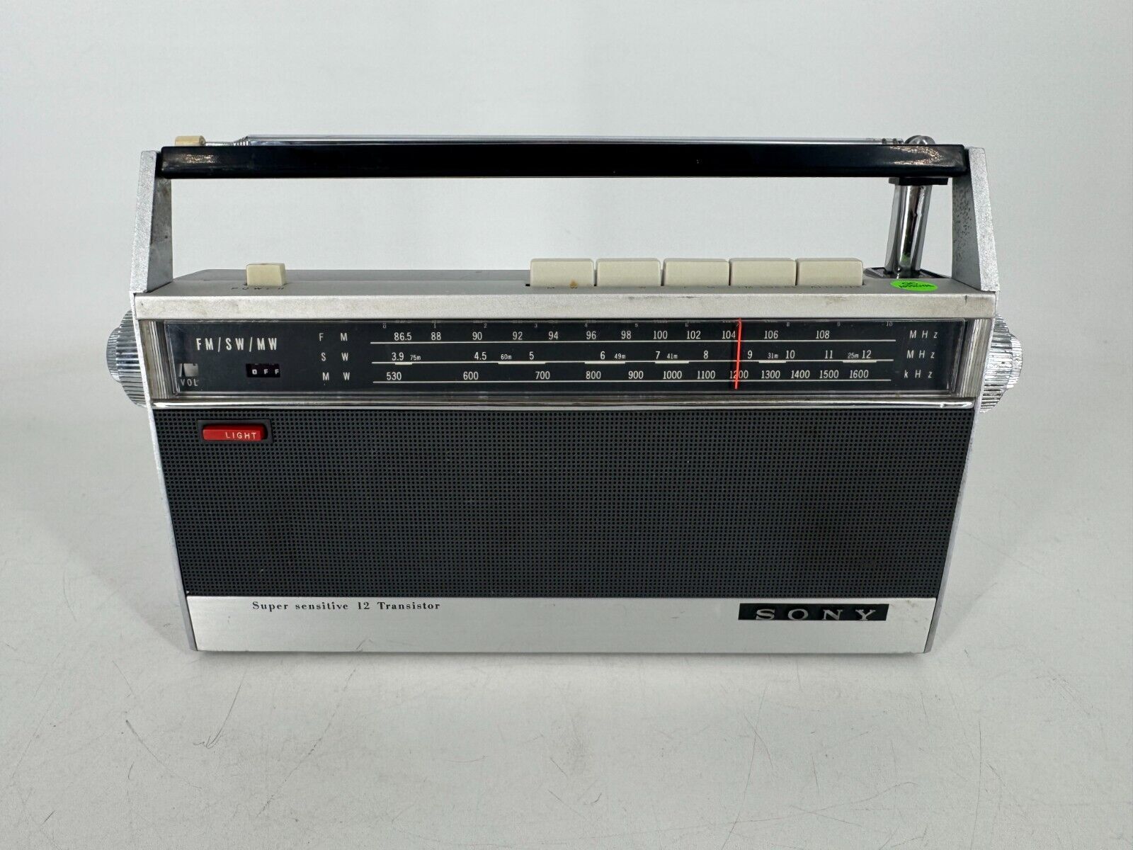 VINTAGE Sony Radio TFM-117WA *Tested Works!