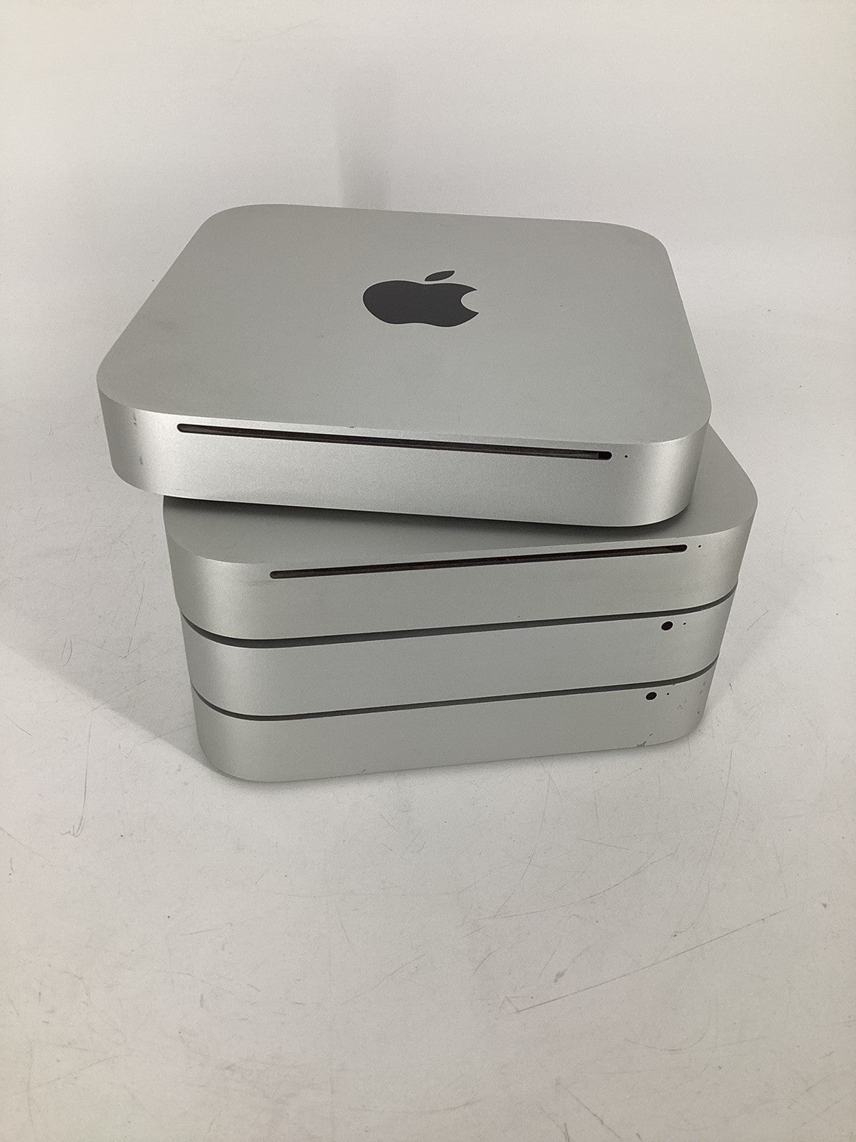 LOT OF 4 Mac Mini A1347 Silver External Case Excellent Condition  w/Power Supply