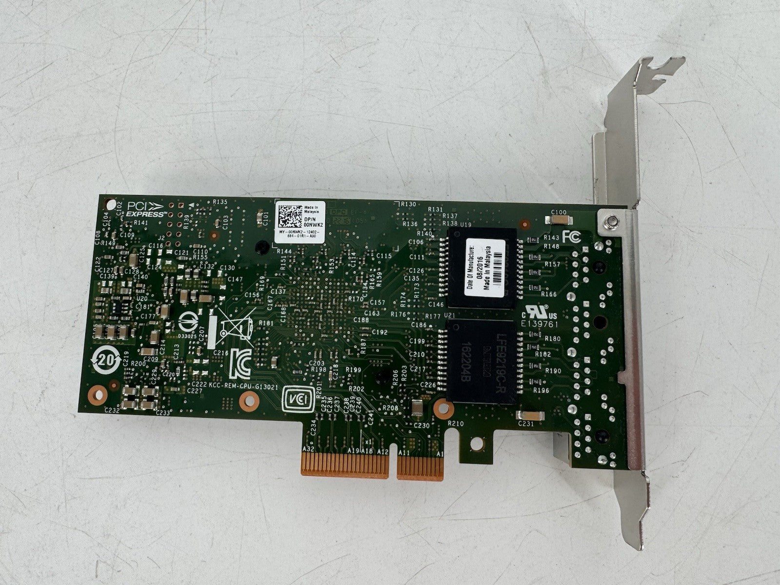 DELL INTEL 1350-T4 QUAD PORT ETHERNET SERVER ADAPTER CARD