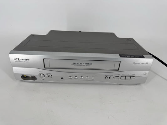Emerson VCR 4 Head EMV603 Hi-Fi Stereo VHS Player Recorder No Remote - Clean